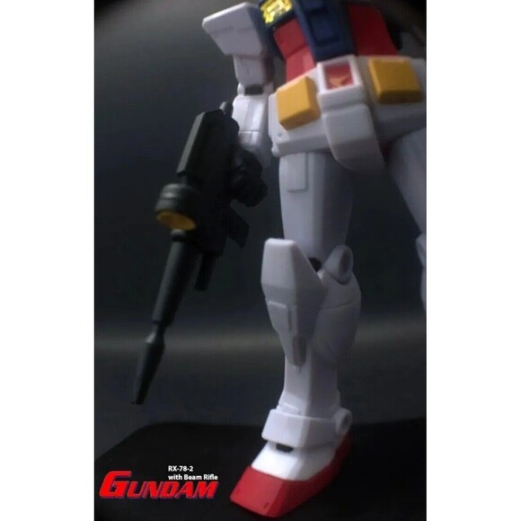 GUNDAM Ultimate Luminous - RX-78-2 with Beam Rifle. Bandai NEW (LEDs) 4 Inch - Picture 11 of 11